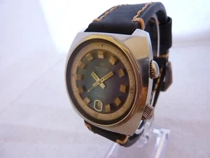 RODANIA SUPER COMPRESSOR AUTO DATE DIVERS EPSA CASE ALL STAINLESS STEEL 1970's - Picture 1 of 10