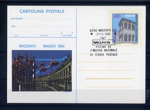 ITALIA REP. - Cart. Post. - 1984 - FDC - Picena - 400 L. - Macerata - Picture 1 of 1