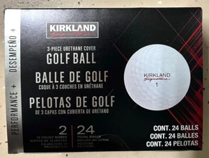 Pelota de golf Kirkland Signature cubierta de uretano amarilla de 3 piezas 2 docenas 24 unidades - Imagen 1 de 6