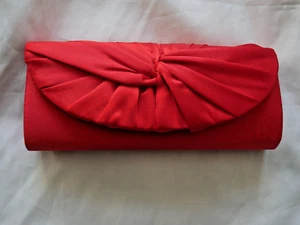 Red Clutch Bag Ladies Elegant Teal HB70411 Evening Party Handbag Christmas - Picture 1 of 10