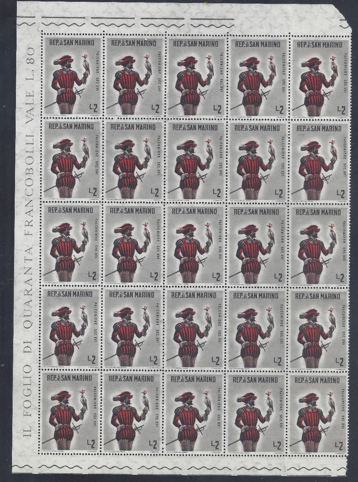 San Marino. Hoja #478 MNH Foto 1 de 1