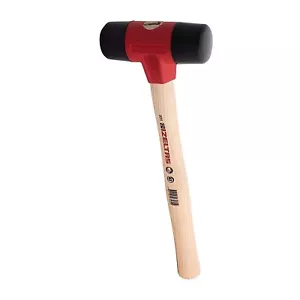 Hard Faced Plastic Hammer - Window Glazing Mallet 30 , 40 , 50 mm, Wood Handle - Picture 1 of 3