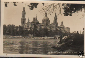 ANTIGUA POSTAL ZARAGOZA PAISAJE DEL EBRO OLD POSTCARD POSTKARTE CC01012 - Imagen 1 de 1