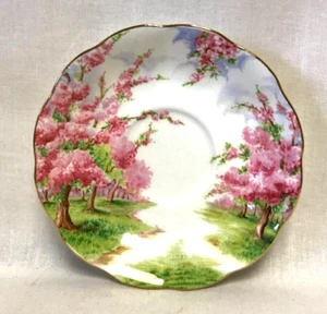 Vintage Royal Albert China Saucer “Blossom Time” Made in England REPLACEMENT - Picture 1 of 2