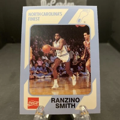 1989 Collegiate Collection/Coca-Cola North Carolina's Finest Ranzino Smith #169 - Image 1 of 2