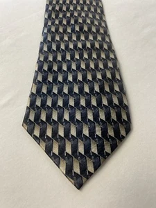 Pierre Cardin Geometric Pattern 100% Silk Men's Necktie Tie 58 x 4 - Picture 1 of 14