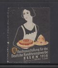 German Advertising Stamp- 1932 Reich Confectionery Trade Exposition, Essen