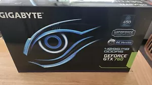 Gigabyte Windforce GTX 760 4GB GDDR5 PCIe 3.0 Dual Slot GPU GV-N760OC-4GD - Picture 1 of 5