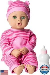 ADORA Play Time Collezione Babies, Baby Doll 13" con Vestiti per Bambole e Acceso - Foto 1 di 5