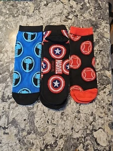 NEU! Set 3 Paar Herren Größe 6-12 Marvel Superheldensocken Thir Green Lantern Captain - Bild 1 von 1