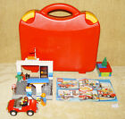 LEGO Sets: Juniors Gas Station 10659-2 Vehicle Suitcase - Red (2014) 100% w/INST