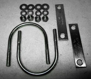 2 NEUE U-SCHRAUBEN, 2 1/2”ID 3,25”~LÄNGE, 5/16”x18 GEWINDE (1/2” MUTTERN), 2”ROHR/ROHR - Bild 1 von 5