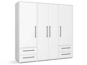 Drehtürenschrank Kleiderschrank Schrank 4-türig B205.9 MANIKO Dekor Weiß Weiss - Bild 1 von 6