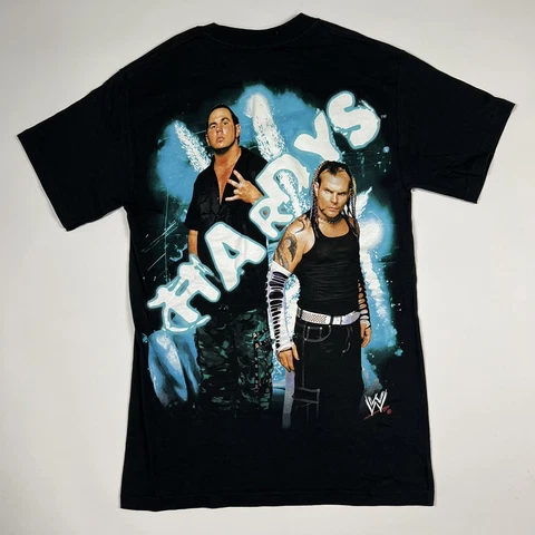 WWF Hardy Boyz T-Shirt Jeff Hardy Double Sided Size Small Cover