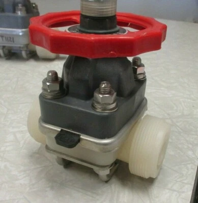 Diaphragm Valve Body ASAHI 3/4" | PVDF Body | EPDM Seat | MISSING UNION ENDS - Image 1 of 4