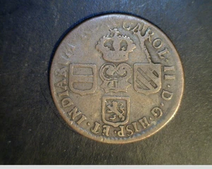 1692 Spanish Netherlands, Laird, Average Grade Copper Coins (Net-2) - Picture 1 of 2