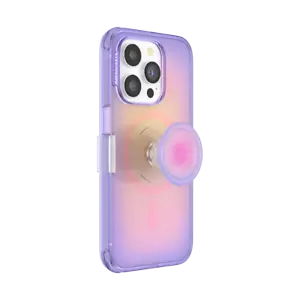 PopSockets PopCase MagSafe iPhone 14 Pro Phone Case Grip Holder - Opal Aura - Picture 1 of 10