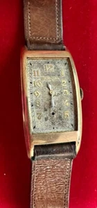 Bulova Marshall Swiss 10k Gold Filled Mechanical Watch Works 17 Jewels - Picture 1 of 24