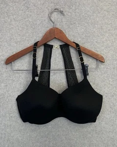 Victoria’s Secret Incredible Demi BH 38DD schwarz Racerback Spitze Goldakzente - Bild 1 von 13