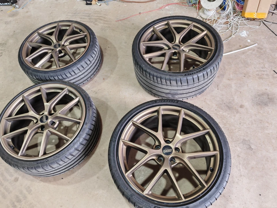 BBS CI-R Bronze 20 inch Alloy Wheels with Audi R8 gen 1 fitment with Pilot 4s - Image 1 of 4