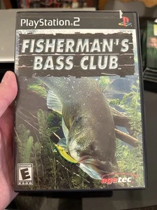 Custodia PS2 PlayStation 2 Fisherman's Bass Club inclusa USATA leggera usura - Foto 1 di 4