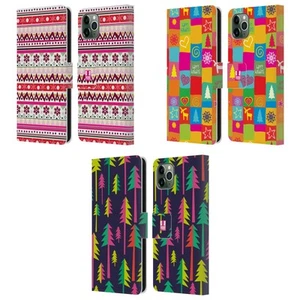 HEAD CASE DESIGNS NOËL HIPPIE ÉTUI COQUE EN CUIR POUR APPLE iPHONE TÉLÉPHONES - Photo 1 sur 9