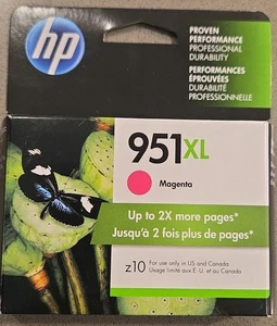 HP 951XL Magenta High-Yield Ink Cartridge CN047AN Exp 2021 - Picture 1 of 2