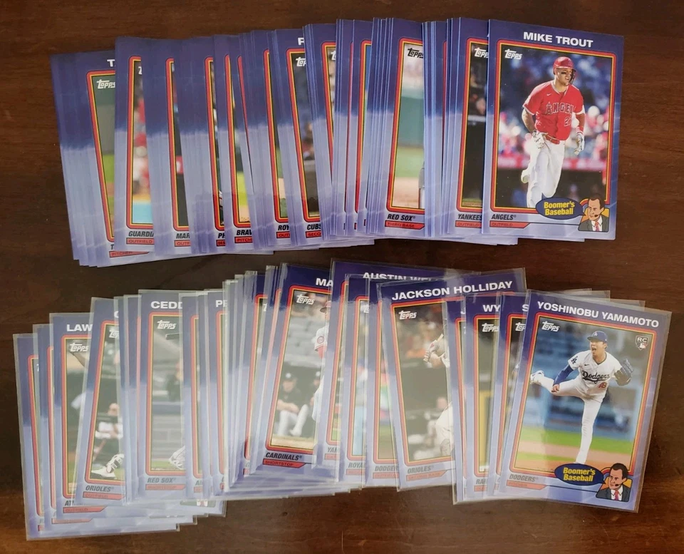 2024 Topps x Chris Berman Boomer's Baseball base #1-100 *Pick Your Card* - Image 1 of 1