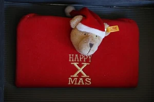 Plüsch Umschlag mit Bär für Weihnachts-Geld o.ä. STEIFF - Bild 1 von 4