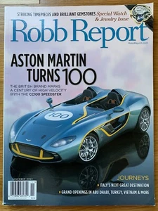 Robb Report Magazine November 2013 - Aston Martin wird 100 Sonderausgabe - Bild 1 von 1