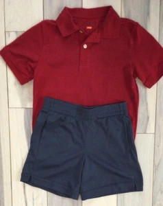 Boys M (7-8) Athletic, PLACE Shorts + Polo T-shirt - Picture 1 of 5
