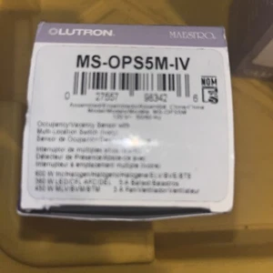 Lutron Maestro MS-OPS5M-IV Occupancy/Vacancy Sensor Ivory - Picture 1 of 5