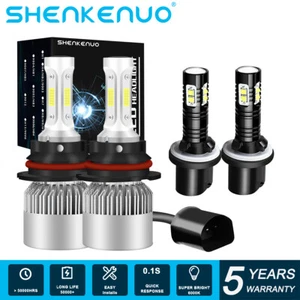 For Lincoln Navigator 1998-2002 6000K LED Headlight HI/LO Fog Lights Bulbs Combo - Picture 1 of 10
