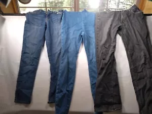 Lots Of Womens 6 pairs of Jeans Size 32x30 varired sizes 2 - 4 clean G40 - Picture 1 of 10