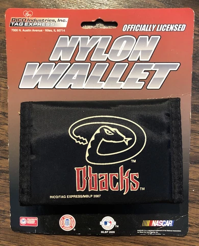 DBACKS ARIZONA Wallet Baseball MLB Nylon Trifold New Cover