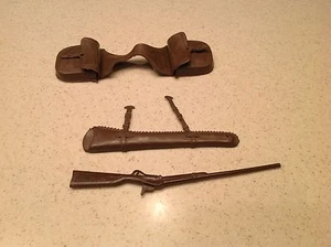 Accessori cowboy Marx Johnny West per figure 12" saddke borse fodero fucile - Foto 1 di 7