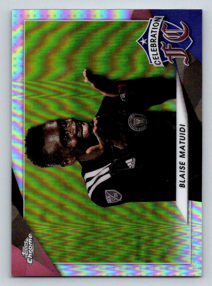 2021 Topps Chrome MLS Celebration FC #CFC2 Blaise Matuidi (ref 185594) - Image 1 of 2