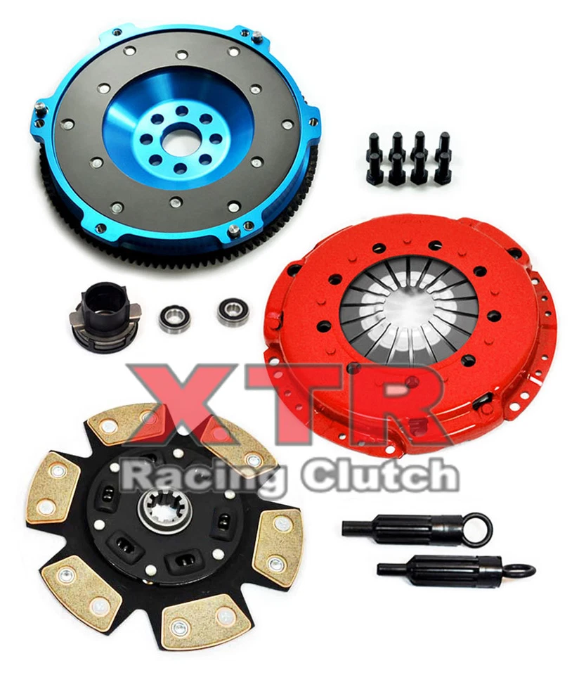 KIT EMBRAGUE XTR 6-PUCK HD Y VOLANTE ALUMINIO BILLET 96-98 BMW 328 328i 328is E36 Foto 1 de 1