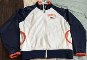 NFL Denver Broncos Reebok Full Zip Jacket Womens XL w/ Sequins - Picture 1 of 18