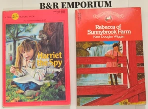 Dell Year 2-Book Lot: Harriet The Spy (1964) + Rebecca Of Sonnybrook Farm (1986) - Imagen 1 de 2