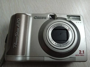 Canon Digital Camera PowerShot A20 2.1MP Silver Tested - Picture 1 of 19