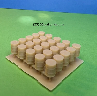 Z Scale  55 gallon barrels drums Z1020 - Image 1 of 4