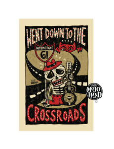 Original Crossroads Delta Blues poster from Mojohand - Robert Johnson Style