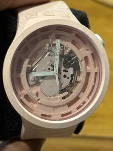 SWATCH BIG BOLD Bioceramic C- PINK Watch Limited SB03J100 Swiss Made - Bild 1 von 9
