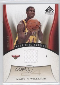 2006-07 SP Game Used Edition Authentic Fabrics Gold /100 Marvin Williams #103
