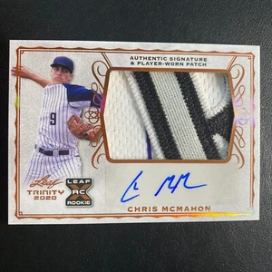 Parche de camiseta Leaf Trinity 2020 Chris McMahon RC automático Rockies - Imagen 1 de 3