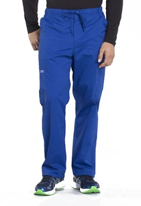 Cherokee Workwear Scrubs Men tapered Leg Drawstring Cargo Pant WW190 GAB Galaxy - Picture 1 of 6