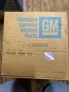 NEW GM Outside Door-Side Rear View Mirror Right 12395576. OEM UNOPENED! - Picture 1 of 2