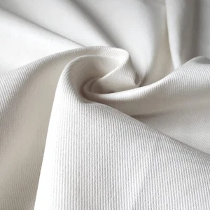 Ivory 100% Cotton Twill Heavy Woven Fabric – Jeans, Workwear, Drill, 150cm wide - Picture 1 of 4