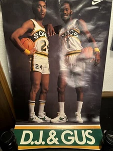 Vintage Nike Seattle SuperSonics Poster - Bild 1 von 5